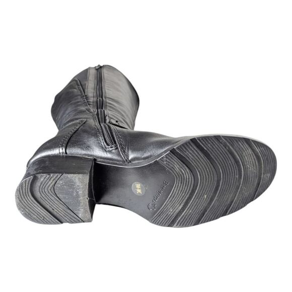 BARETRAPS Sasson Tall Black Leather Riding Boot Size 9M-WC - Picture 9 of 9